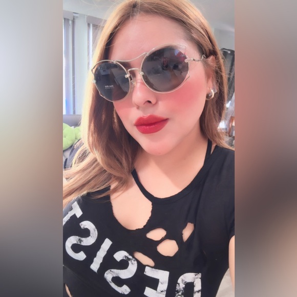 SALE❤️FINAL SALE💐MIU MIU round gradient Sunglasses ✨ - Picture 16 of 16